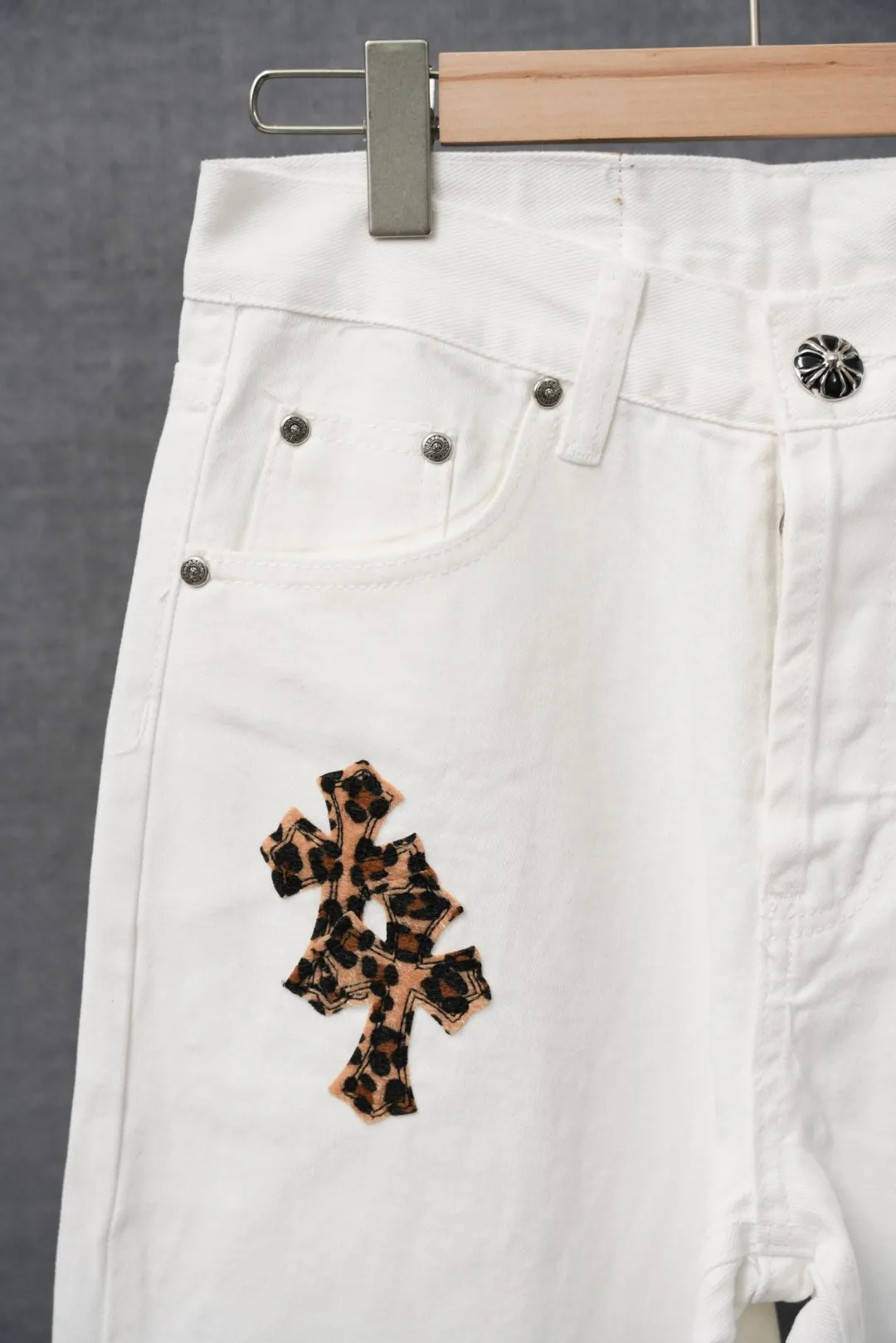 ：S 05 & Chrome Hearts Same Style ：White Size：28 30 32 34 （S-XL)